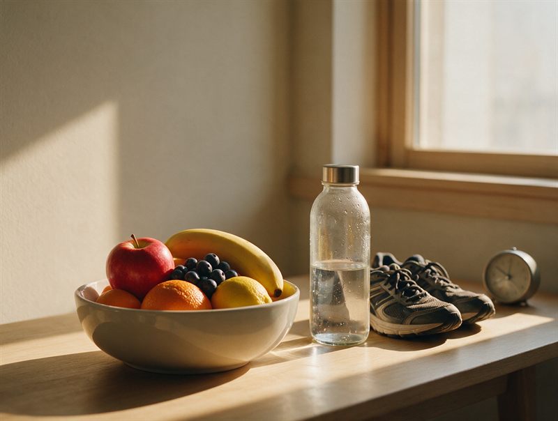 Conversación sobre alimentación, descanso y actividad física en la consulta de suplementación en Cangas