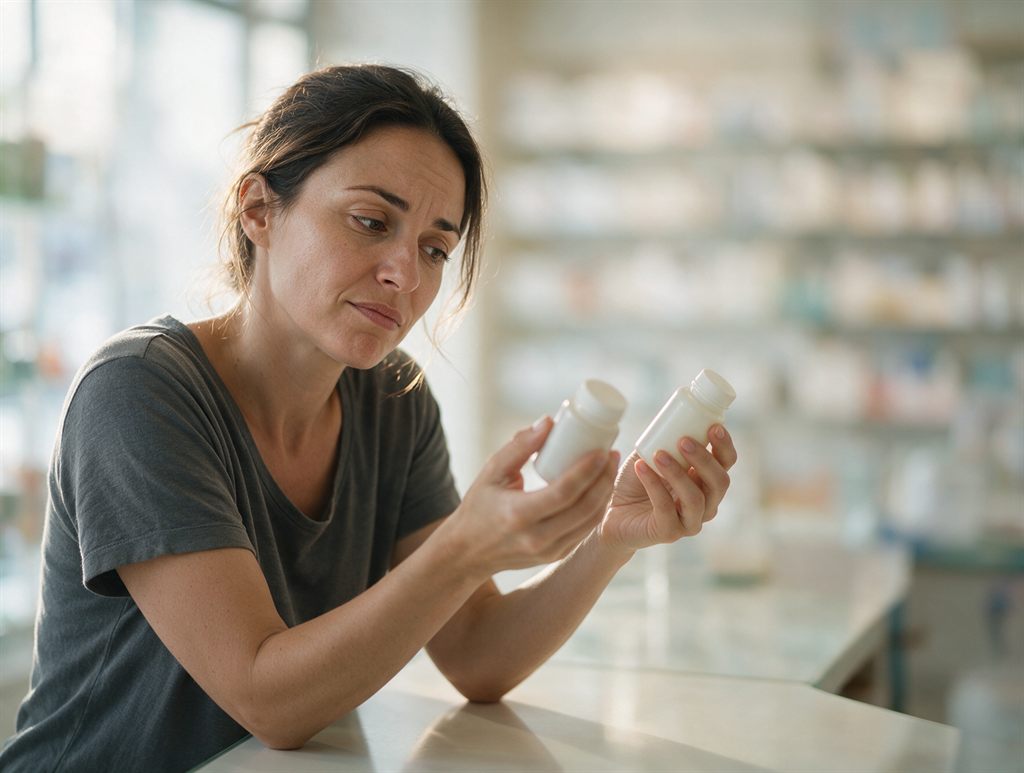 Cliente preguntando por el programa Suplime Dispensa en la farmacia Alameda Vella de Cangas